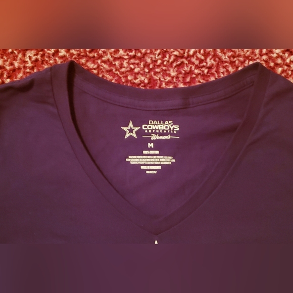 Woman's DALLAS COWBOYS "Piva" Navy Blue Long Sleeve Shirt(S,M,L,XL, 2XL,… - Picture 3 of 5